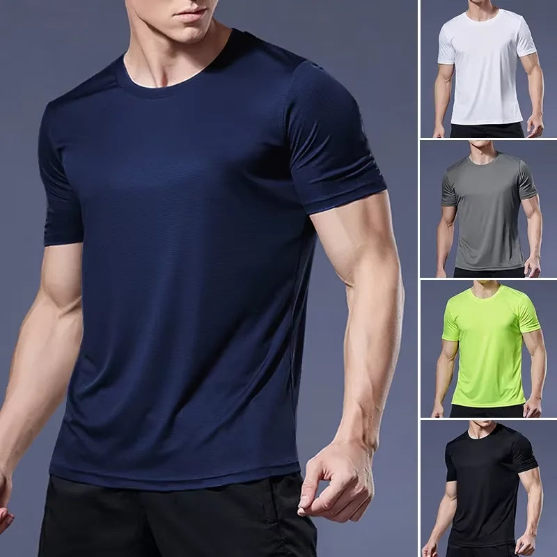 Camiseta Masculina Dry Fit Academia - Camisa Esportiva Secagem Rápida