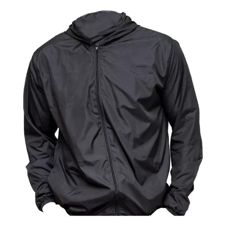 vista frontal do corta-vento masculino Alphex
